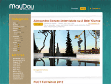 Tablet Screenshot of blog.maydaydist.com